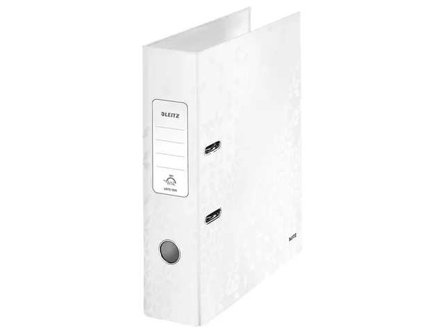 Ordner Leitz 1005 WOW 180° A4 karton wit 80mm