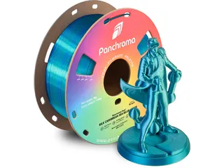 PLA Dual Silk 1,75mm blauw-groen 1kg Panchroma 3D Filament - 2