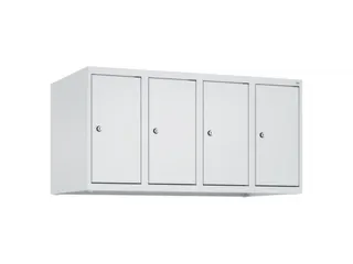 opzetkast,v. locker,4vak.,vak B 250mm,HxBxD 500x1000x500mm,vleugeldeur - 1