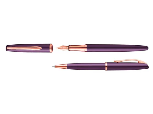 Schrijfset Pelikan Jazz Noble Elegance K36+P36 medium violet