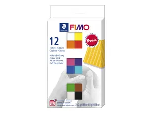 Klei Fimo soft colour pak à 12 basis kleuren - 1
