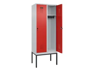 locker,HxBxD 2120x800x500mm,2vak,vak B 400mm,draaigrendel - 1