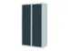 ladekast HxBxD 1800x1000x500mm 34laden RAL7035 front RAL7016