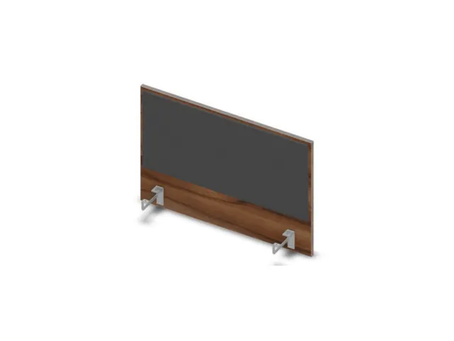 opzetpaneel bureau aanbouw 800mm NP-tiepolo nut BN8010-antraciet