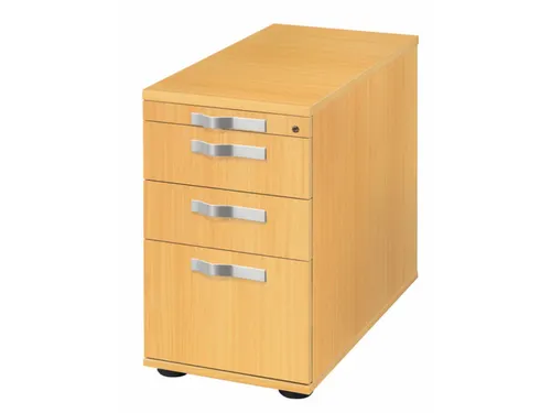 stationaire ladeblokken,HxBxD 720-760x428x800mm,2lade(n),stanggreep