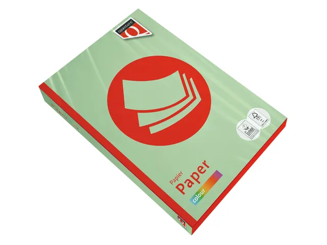 Kopieerpapier Quantore Colour A3 120 Gram Appelgroen 250vel