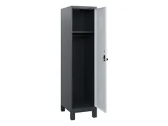 schoollocker,HxBxD 1630x400x500mm,1vak,vak B 400mm,draaigrendel,voeten