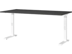 In hoogte verstelbaar bureau,HxBxD 680-910x1600x800mm,blad grafiet