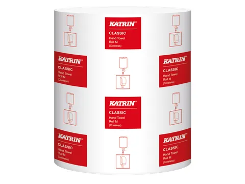 Katrin 448311 Handdoek Classic Coreless M 1-Laags Wit