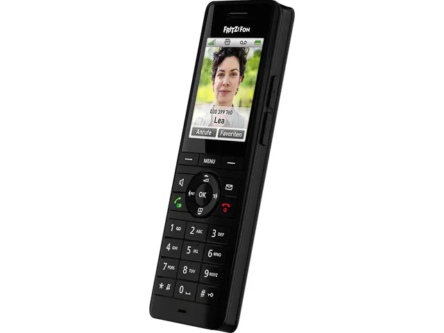 Fritz! Fon X6 Dect Handset AVM Zwart Draadloos Li-Ion-Accu