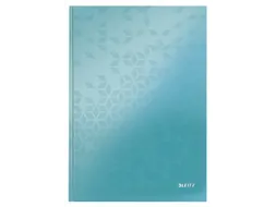 Notitieboek Leitz WOW A4 lijn ijsblauw
