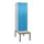 PBM-locker met bank,HxBxD 2120x600x815mm,2vak,vak B 300mm,draaigrendel