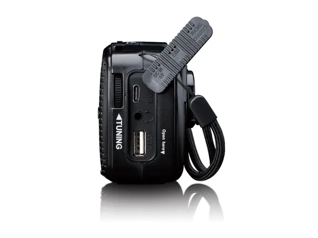 Lenco MCR-113BK Draagbare opwindbare noodradio, zaklamp en powerbank