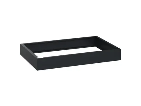 sokkel,HxBxD 100x800x500mm,kunststof,RAL7021,meerprijs