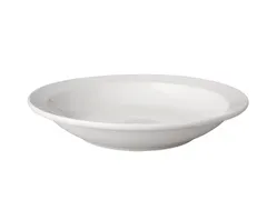 Bord diep smalle rand Mammoet 21.5cm Wit doos 6 stuks