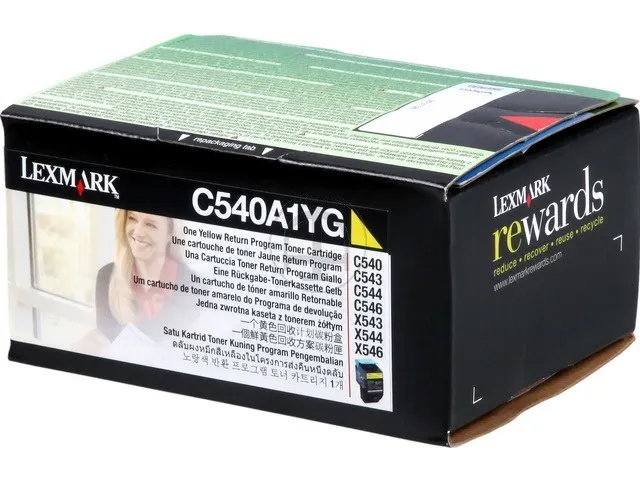 C540A1YG LEXMARK C54x/X54x toner yellow
