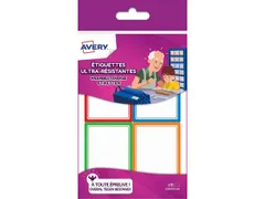 Etiquettes Avery rectangulaire ultra-résistante 16 pcs multic Family