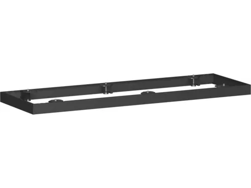 sokkel,v. roldeurkast,HxB 50x1200mm,metaal,zwart