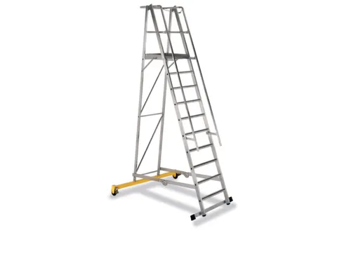 Platformladder Aluminium Bordes H X B X D 2600X 600X 630Mm 10Treden