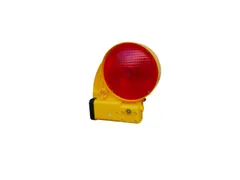 bakenlamp,LED,rood,HxBxD 290x200x85mm,m. schemerautomaat
