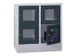 armoire multicases,HxlxP 855x800x500mm,RAL7035,face avant RAL7016