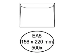 Envelop Quantore Bank Ea5 156X220Mm 80 Gram Wit Gegomd Voordeelbundel