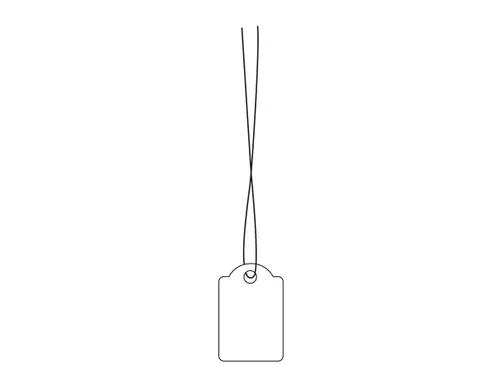 Herma 6902 Hanglabel 15x24mm Wit karton met Rood draad 1000 stuks