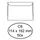 Envelop Hermes bank C6 114x162mm zelfklevend wit pak à 50 stuks