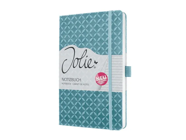 carnet de notes Sigel Jolie Flair A5 hardcover ligné ciel blue.