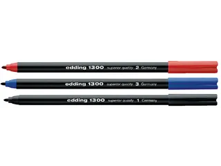 Fineliner edding 1300 blauw 3.0mm - 2