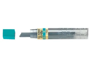 Potloodstift Pentel H 0.7mm zwart koker à 12 stuks - 1