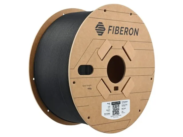 Fiberon PA12-CF10 1,75mm zwart 3kg 3D Filament