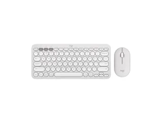 Logitech Pebble 2 Combo Toetsenbord Inclusief Muis Qwerty US Wit - 1