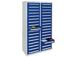ladekast,HxBxD 1800x1000x500mm,34lade(n),centr. vergrendeling