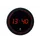 LED Horled moderne digitale zwarte wandklok 30 cm.