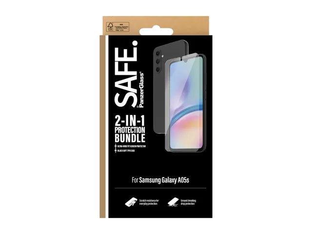 PanzerGlass SAFE. by 2-in-1 Bundle Samsung Galaxy A05s, Samsung, Sa
