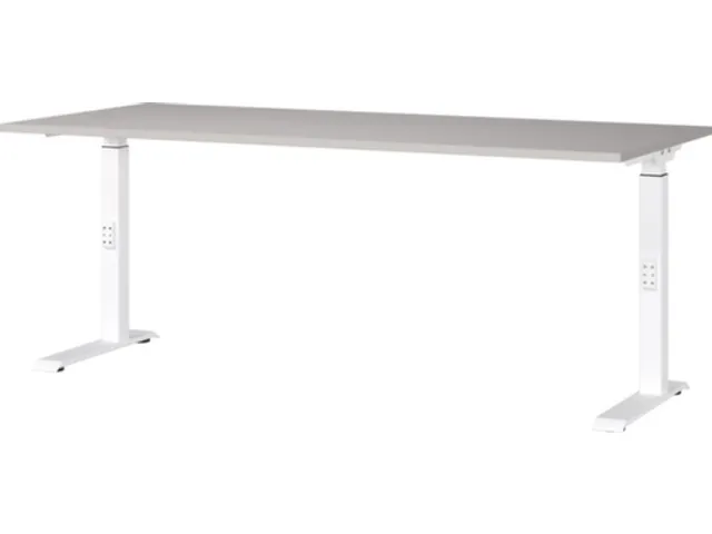 In hoogte verstelbaar bureau,HxBxD 680-910x1800x800mm