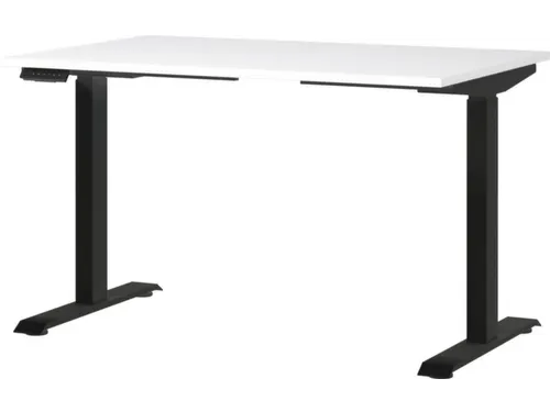 Elektrisch ihv bureau,HxBxD 720-1200x1200x800mm,blad wit
