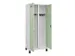 locker voor scheiding van kleding,HxBxD 1950x800x500mm,2vak