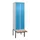 Z-garderobekast,HxBxD 2120x600x815mm,2vak,vak B 300mm,cil.-slot