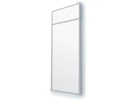 massieve wand,B 1200mm,wandkleur RAL9010,afdekprofielen RAL7035