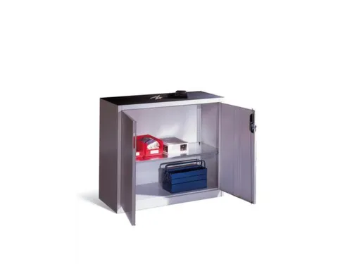 baliekast,HxBxD 1000x1200x400mm,cil.-slot,romp RAL7035,front RAL3003