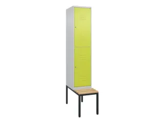 Dubbeldekse dekenkist,HxBxD 2120x400x815mm,1x2vak.,vak B 400mm - 1