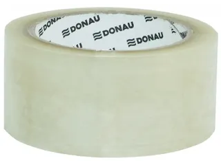 Donau Solvent verpakkingstape PP 48mmx60m 42 micron transparant - 2