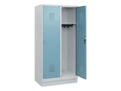 schoollocker,HxBxD 1630x800x500mm,2vak,vak B 400mm,cil.-slot,sokkel