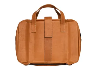 R-Go Viva 15.6 inch Laptoptas Leer Bruin - 3
