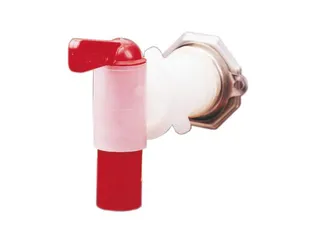 Vatkraan,schroefdraad 3/4 inch buiten,PE,zelfventilerend - 1