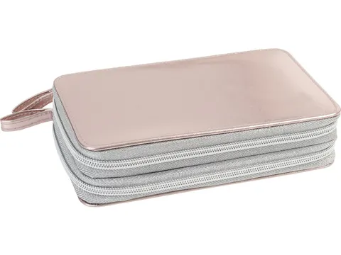 Etui Eberhard Faber gevuld 24 delig, 2 laags rosé gold Double Decker