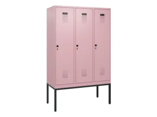 schoollocker,HxBxD 1950x1200x500mm,3vak,vak B 400mm,draaigrendel - 2