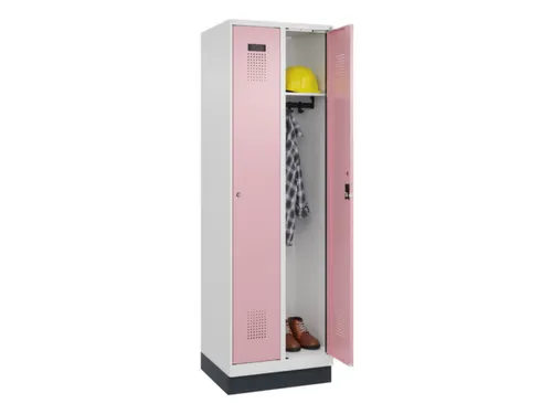 locker,HxBxD 1950x600x500mm,2vak,vak B 300mm,cil.-slot,sokkel